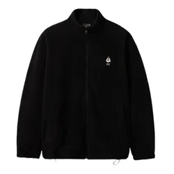 Áo Khoác Nỉ WHOAU Steve Fleece Zip-up WHMZE4V91U-BK Màu Đen