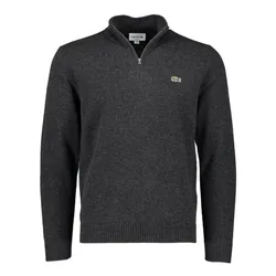 Áo Len Nam Lacoste Half-Zip Wool Sweater AH1953 Màu Xám Đậm Size 2