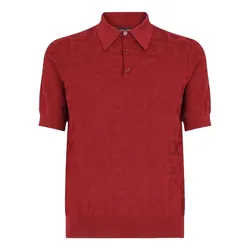 Áo Polo Nam Dolce & Gabbana D&G Logo Polo Shirt GXD58T JASOK R0368 Màu Đỏ Size 44