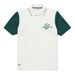 Áo Polo Nam Lacoste Classic Fit Crewmax Blend Club Polo Shirt PH039LJ-132 Màu Trắng Phối Xanh Size 2