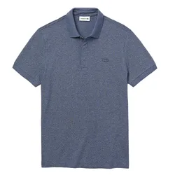 Áo Polo Nam Lacoste Paris Regular Fit Stretch Cotton Piqué PH5522 2GF Màu Xanh Xám Size 2