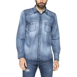 Áo Sơ Mi Nam Carrera Jeans 210A1005X_711 Màu Xanh Đậm Size M