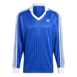Áo Thun Nam Adidas Adicolor Piqué Football Long Sleeve Top T-Shirt IX5227 Màu Xanh Coban Size XXS