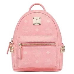 Balo Nữ MCM Stark Bebe Boo Side Studs Backpack Màu Hồng