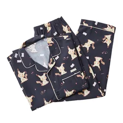 Bộ Ngủ Pyjama Dài Tay Nữ Spao Pokemon Master SPPPE49U06-BK Màu Đen