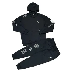 Bộ Quần Áo Nỉ Nam Nike Men's Essential Fleece FD7345-010 / FN4617-010 Màu Đen Size S