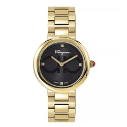Đồng Hồ Nữ Salvatore Ferragamo IP Yellow Gold 32 mm Chic Bracelet Watch SFMF00521 Màu Vàng Gold