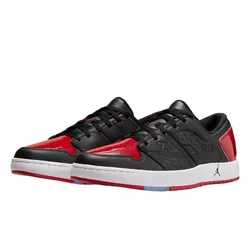 Giày Thể Thao Nam Nike Jordan New Retro 1 Low Men's Shoes DV5141-108 Màu Đen Đỏ Size 40