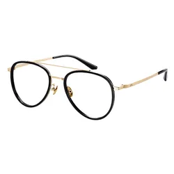 Gọng Kính Unisex Molsion MJ6090 B10 Màu Vàng Đen