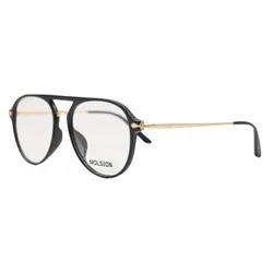 Gọng Kính Unisex Molsion MJ6109 B12 Màu Vàng Đen