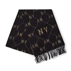 Khăn Quàng Cổ MLB Monogram Muffler NY Yankees 3AMFM0146-50BKS Màu Đen