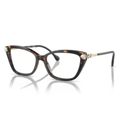 Kính Mắt Cận Nữ Swarovski 0SK2011 100253 Havana Eyeglasses Màu Nâu