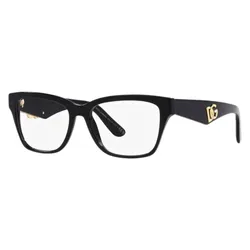 Kính Mắt Cận Unisex Dolce & Gabbana Eyeglasses DG3370501 Màu Đen