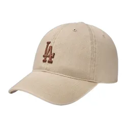 Mũ MLB Basic Washed Unstructured Ball Cap LA Dodgers 3ACPVV14N-07BGL Màu Nâu Nhạt