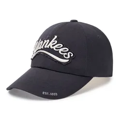 Mũ MLB Varsity Vintage Cursive Damage Unstructured Ball Cap 3ACPV015N-50CGS Màu Xám