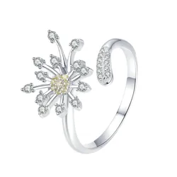 Nhẫn Nữ Kya Jewel Dandelion Wishes R87 Màu Bạc