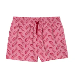 Quần Bơi Nam Lacoste Men's Printed Trunks Swim Shorts MH5635 - AY1 Màu Hồng Size S
