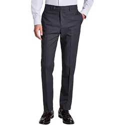 Quần Dài Nam Calvin Klein CK Poly Men's Slim Fit Dress Pant Grey J1Y0034 Màu Xám Đậm Size 30