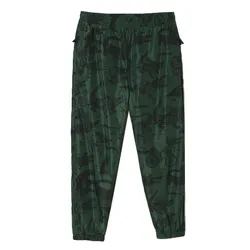 Quần Gió Unisex Lacoste x Netflix Printed Track Pants XH7342 - C50 Màu Xanh Green Size S