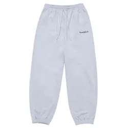 Quần Nỉ Acmé De La Vie ADLV Script Chain Needlework Pants Màu Ghi