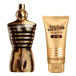 Set Nước Hoa Nam Jean Paul Gaultier Le Male Elixir Parfum Gift Set 2 Món (125 +75ml)