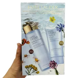 Set Sửa Rữa Mặt Và Nước Thần Estee Lauder Perfectly Clean 2 Món