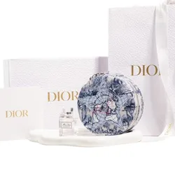 Set Túi Đựng Trang Sức Và Nước Hoa Nữ Dior (Around The World Travel Jewelry Case & Miss Dior Blooming Bouquet EDT 5ml)