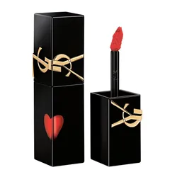 Son Kem YSL The Inks Vinyl Cream 621 Red Adoration Màu Đỏ Cam