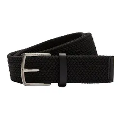 Thắt Lưng Nam Lacoste Engraved Buckle Stretch Knitted Belt RC4017 000 Màu Đen Size 100