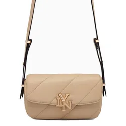 Túi Đeo Chéo Nữ Lyn Amelia Crossbody Bag Beige LL24FBF327 Màu Be