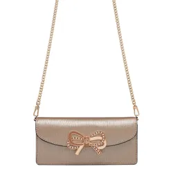 Túi Đeo Chéo Nữ Lyn Minnie Clutch S LL24FBF215 Màu Be
