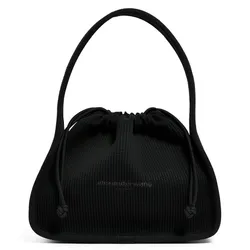 Túi Xách Nữ Alexander Wang Small Knit Ryan Top Handle Bag Màu Đen