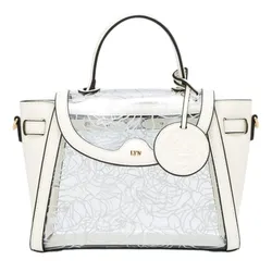 Túi Xách Tay Nữ Lyn Delora Top Handle Handbag White LL24FBF236 Màu Trắng
