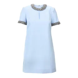 Váy Nữ Self-Portrait In Light Blue AW24175SBLBLUE Màu Xanh Nhạt Size 6