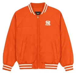 Áo Bomber MLB Varsity Lip Lightweight Short Padding New York Yankees 3ADJV0146-50ORD Màu Cam