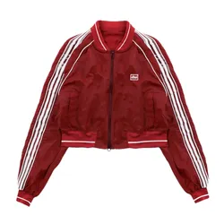Áo Khoác Badblood Billy SS Track Jacket W-JKT24-013 Màu Đỏ