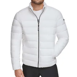 Áo Khoác Nam Calvin Klein CK Stretch Puffer Jacket CM355297 WHT Màu Trắng Size M