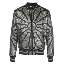 Áo Khoác Nam Dolce & Gabbana D&G Jacquard Jacket G9PD5T Phối Màu Size 48