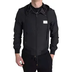 Áo Khoác Nam Dolce & Gabbana D&G Tag Sport G9LH0T FUM1N Màu Đen Size 44
