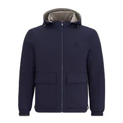 Áo Khoác Nam Giovanni Regular Fit Jacket GJK0063-1DN Mặc 2 Mặt Màu Xanh Navy Size 50