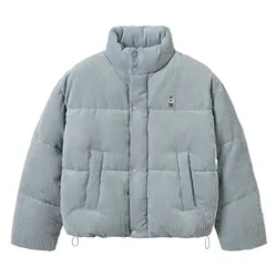 Áo Khoác Nữ WHOAU Steve Corduroy Padding WHJPE4V14F51 Màu Xanh Blue