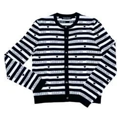 Áo Len Nữ Chester Charles In Black/White CW502KT0470BX Màu Đen Trắng Size S
