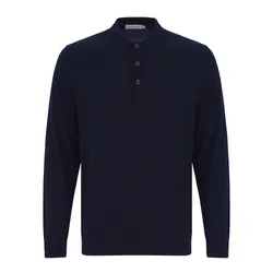 Áo Len Polo Nam Giovanni GSW0069-1BD Màu Xanh Navy Size 50