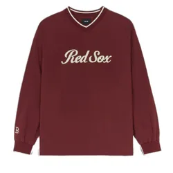 Áo Nỉ Sweater MLB Sportive Varsity Woven to Man Boston Red Sox Sweatshirt 3AMTV0544-43BDS Màu Đỏ