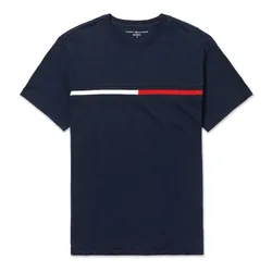 Áo Phông Nam Tommy Hilfiger Essential Flag Logo Tshirt 7849807 475 Màu Xanh Đen Size XS