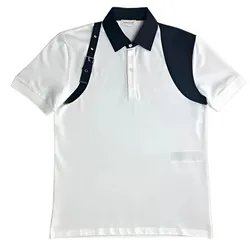 Áo Polo Nam Alexander Mcqueen Harness With Strap Polo ‎Shirt Màu Trắng Size S