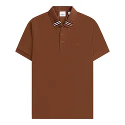 Áo Polo Nam Burberry EKD Embroidered Màu Nâu Size XS