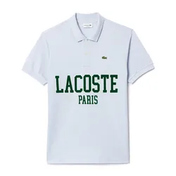 Áo Polo Nam Lacoste L.12.12 Petit Piqué Material Polo Shirt PH7419 J2G Màu Xanh Lam Sáng Size S