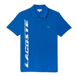 Áo Polo Nam Lacoste Regular Fit Branded Piqué PH9643 K1Q Màu Xanh Blue Size 2