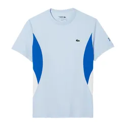 Áo Thun Nam Lacoste Mens x Novak Djokovic TH7539 J2G Tshirt Màu Xanh Nhạt Size 3
